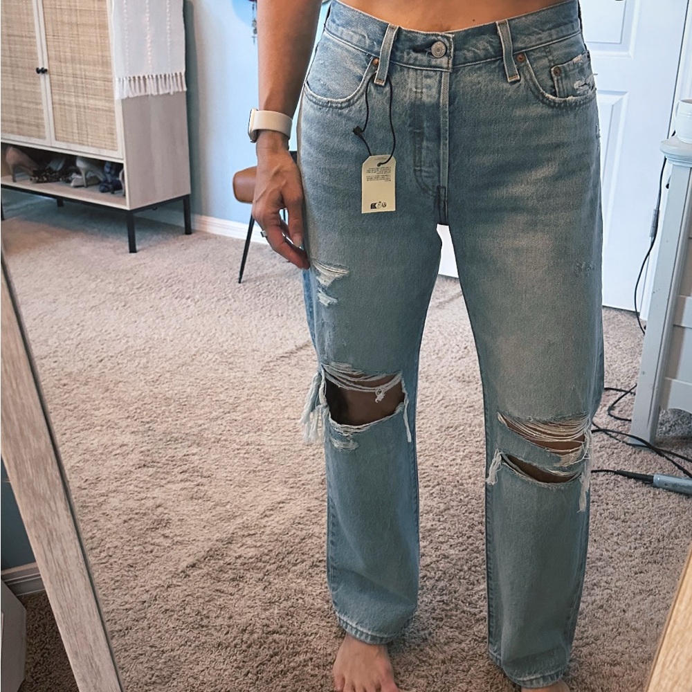 Levi's Classic Blue Denim Jeans